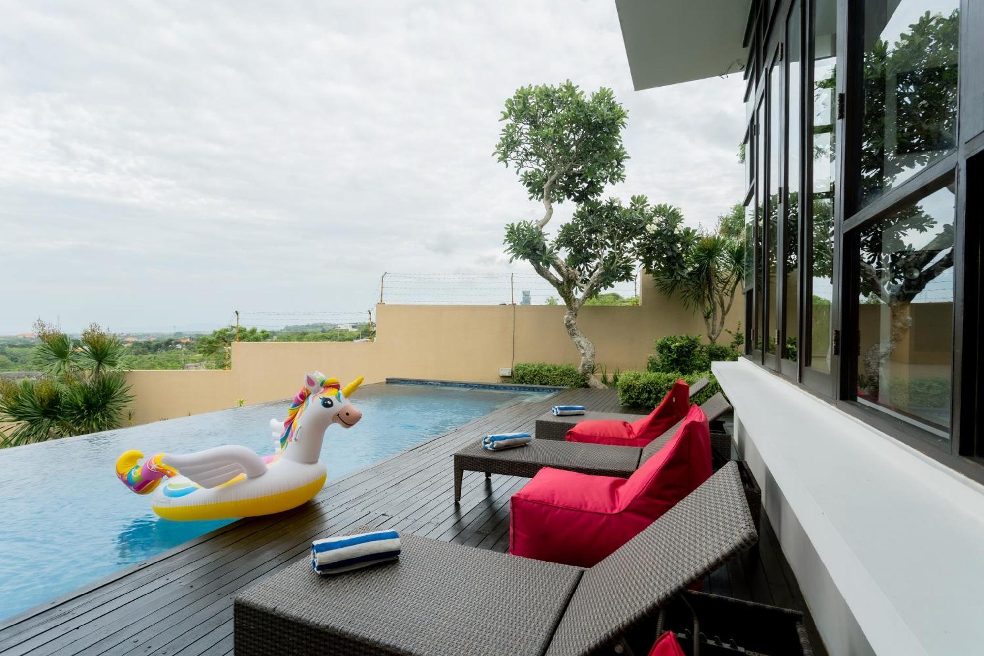 Jimbaran Sea View Villa Exteriér fotografie
